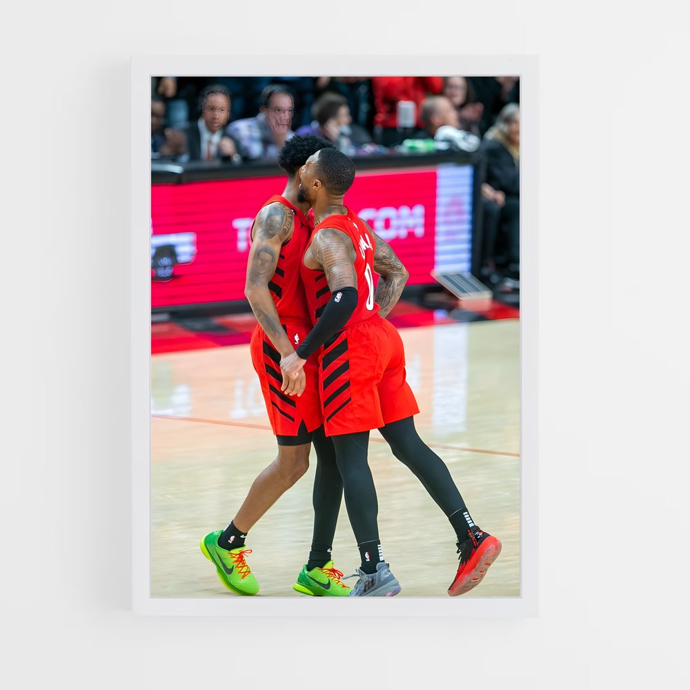 Poster Anfernee Simons Moments – affiche Basketball (vue 3)